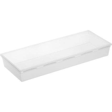 Rotho Ordnungssystem Basic 38 x 15 x 5 cm transparent Schubladenteiler