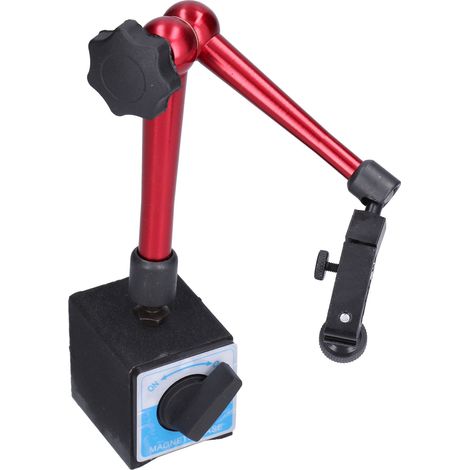 Support magnétique articulé à base aimant permanent commutable, 3 rotules 360°, pour comparateur WCZ 6F (1/5)