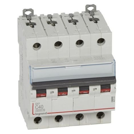 Disjoncteur DX3 6/10kA-C 4P 40A