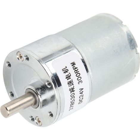 37B530 Gleichstrom-Getriebemotor, 300 U/min, Aluminiumlegierung, 24 V, Getriebemotor für Hausautomation, kompaktes Metallgehäuse (1/5)