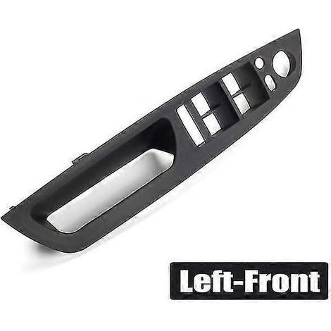 Poignée de porte intérieure gauche/droite côté passager - Garniture de remplacement pour BMW X5 X6 E70 E71 E72 2007-2013 - Poignées de porte intérieures - Panneau noir (1/5)