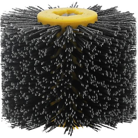Brosse abrasive à tréfiler pour le polissage et le brunissage des meubles et sols en bois (1/5)