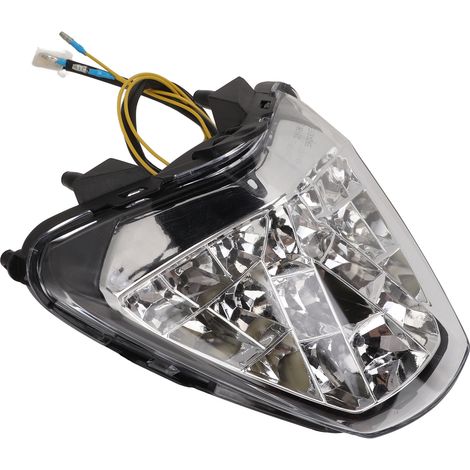 IP67 wasserdichte, hitzebeständige LED-Motorradrückleuchte als Ersatz für CBR300R, CB300F und CBR250R aus optisch klarem Glas. (1/5)