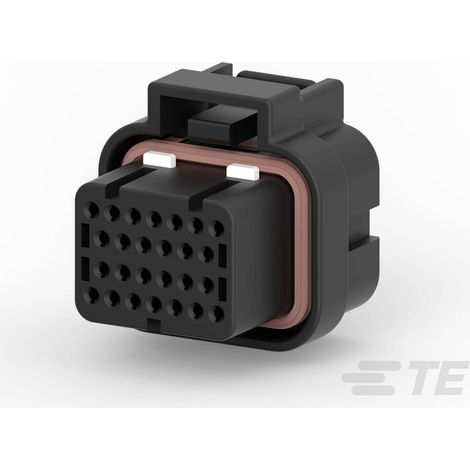 TE Connectivity Boîtier femelle pour câble 3-1437290-7 20 pc(s) Tube D788182