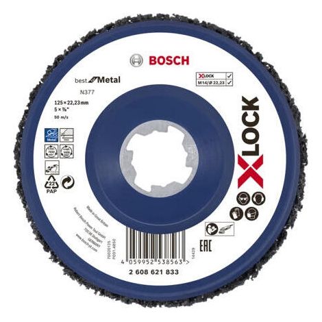 Bosch PRO N377 Disco de limpieza multisuperficie 125 mm 22,23 mm - 2608621833