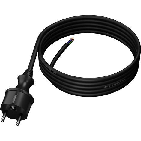 Cavo di alimentazione in gomma con spina dritta 3M 3x1.5MM2 16A IP44 H07RN-F (1/5)