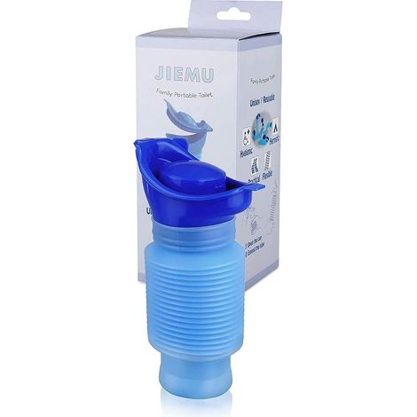 Urinoire Portable,Urinoir Urgence 750ml Urinoir Rétractable Bouteille d'urine Mobile Toilette Pot Pipi pour Unisexe Hommes Femmes Enfants Dames Voiture Embouteillage Camping Voyage File d'attente (1/5)