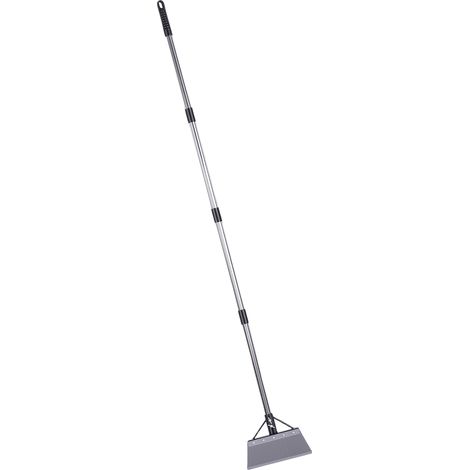 Pelle plate robuste, grattoir de sol, pelle à neige sans fil à long manche, outil de jardin multifonctionnel avec poignée ergonomique réglable et lame en acier inoxydable pour le désherbage et le déne (1/5)