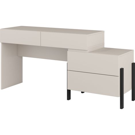Mesa de oficina Etsore 107 , Con cajones, Número de puertas: 0, Número de cajones: 0, 76x143x40cm (1/5)