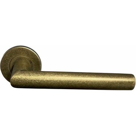 Paire de Poignées sur Rosaces "ANTIQUE OR" Inox 304 Sans rosaces de fonction