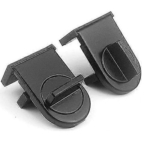 Lot de 2 butées de verrouillage réglables pour portes et fenêtres, antivol, pour fenêtres coulissantes et portes. (1/5)