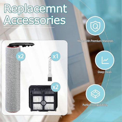 Ersatzteile für DREAME H15 Pro Heat Nass-Trockensauger Walzenbürsten HEPA-Filter()