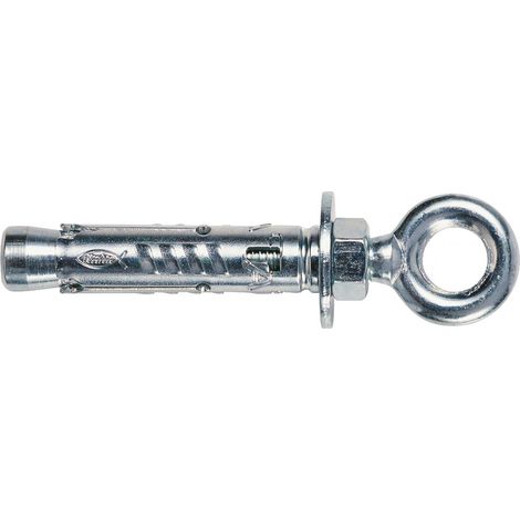 10PZ TASSELLO ANCORANTE ACCIAIO 'NTR/C' NTR12/C 18 x 75 - occhiolo M 12 x90 (1/3)