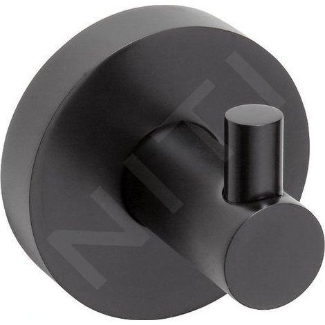 Sapho X-Round - Patère, noir XR205B (1/2)