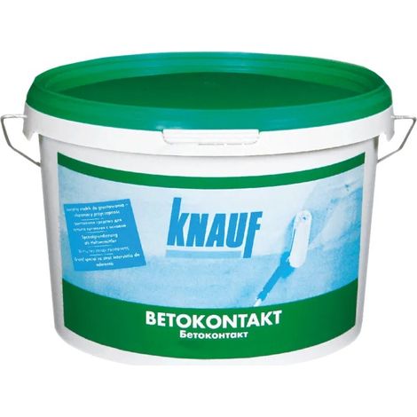 Knauf Betokontakt Primaire d’Accrochage pour Béton Lisse et Non Absorbant – Prêt à l’Emploi, Rose avec Quartz – 5 kg