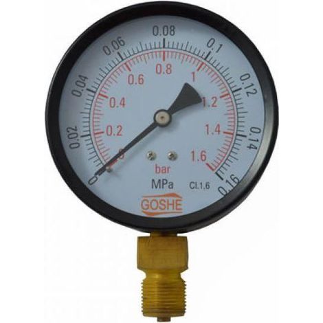 Radialmanometer 100mm 0-1,6bar M20x1,5 (1/3)
