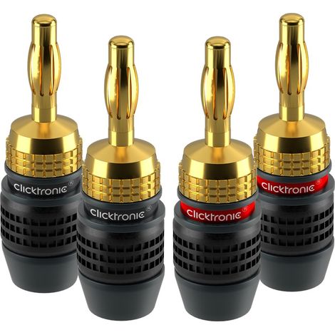 Bananen-Stecker, Premium-Adapter  Bananen-Stecker  6,0 mm².