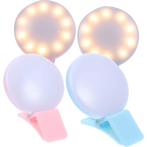 4-teiliges, per USB wiederaufladbares Klemmlampen-Set für Krankenschwestern, kleine Handlampe mit warmem Licht (1/5)
