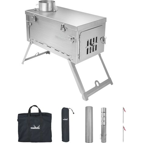 Winnerwell Fastfold PLUS Titan Zeltofen M ultraleicht mit Steckrohr (1/5)