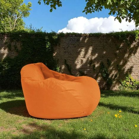 Pouf poire géant extérieur orange ARTA (1/3)