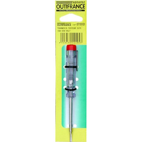 Cacciavite per tester a lama piatta - 3 x 70 OUTIFRANCE