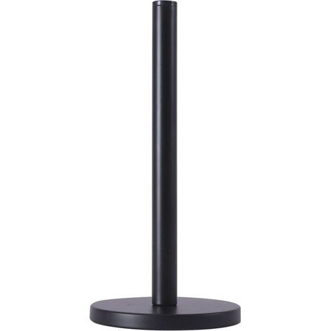 Porte-rouleau de cuisine en acier inoxydable noir, accessoire de cuisine moderne (1/5)