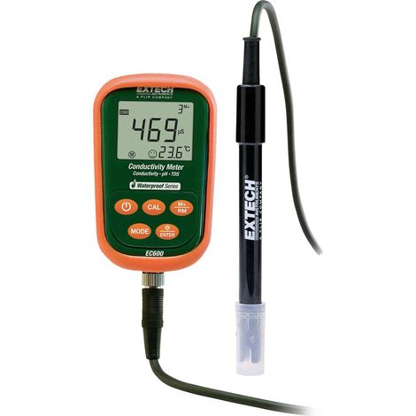 EXTECH EC600 PH-MÈTRE PH, CONDUCTIVITÉ, TEMPÉRATURE, RÉSISTANCE, MV, TDS, SALINITÉ