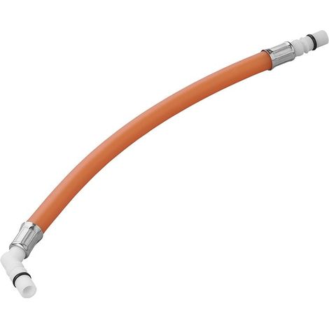 Raccordo flessibile per tubo flessibile 25 cm rosso angolo 45