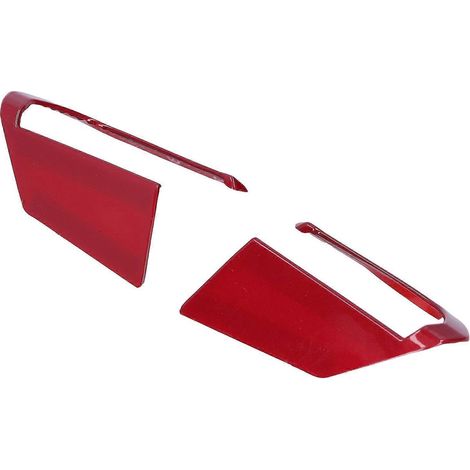 2-teiliges Set Lenkradabdeckungen (links und rechts) passend für Mazda 3/Axela 2020, Rot (1/5)