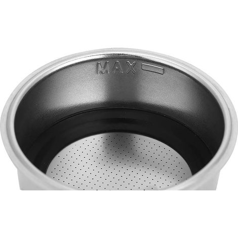 Panier Filtre à Café Amovible en Acier Inoxydable, Accessoire Machine à Café Double Tasse pour Bureau et Maison