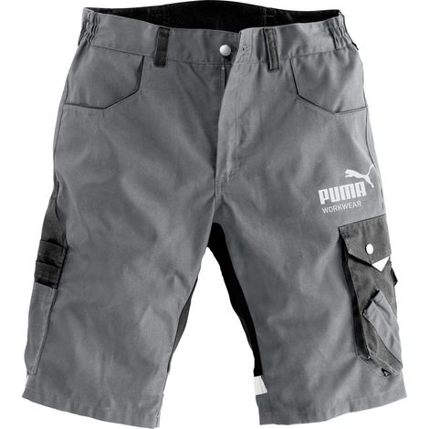 7023, Puma Arbeitsshort CHAMP stahlgrau/carbon 50 (1/2)