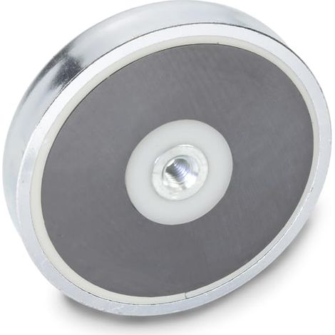 Ganter NormElements, magneti con filettatura interna, GN 50.4-HF-80-M10, materiale magnetico, ferrite duro, 1 pezzo (1/3)