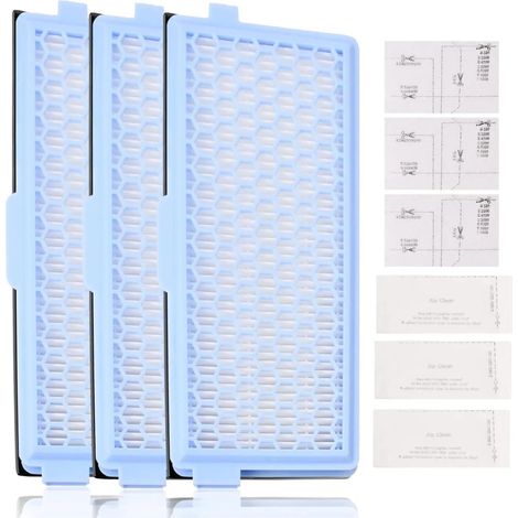 Confezione da 6 filtri di ricambio per purificazione dell'aria e motore per Miele Complete C1-C3 e Compact C1-C2 (1/5)