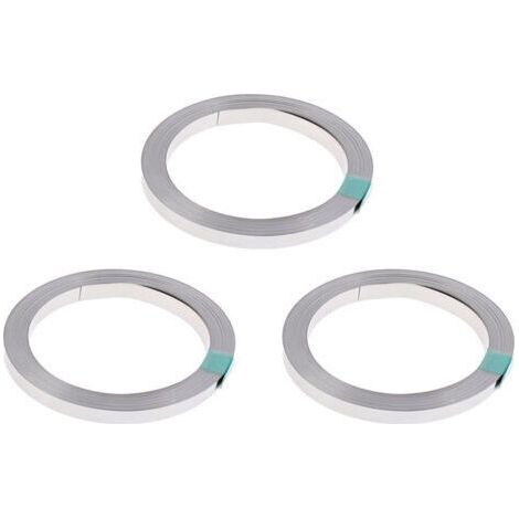 3 Rouleaux Bande De Nickel: Pur Nickel Bande, 0.18mm10M Soudure par Point Bande Nickel Pur Résistance à la Corrosion Soudeuse par Point Ruban en Nickel pour Les Batteries 18650 Batterie de Sou (1/5)