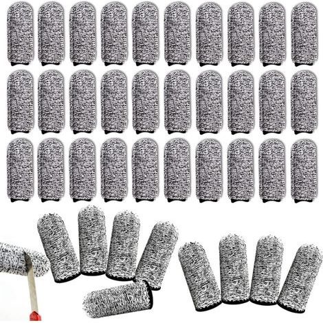 Finger Protector Kitchen 40 Pieces Anti-Cut Gloves Thumb Protector Finger Protection Non-Slip Finger Sleeve Reusable Finger Gloves Thumb Protection Fingers non-slip thumb (1/5)