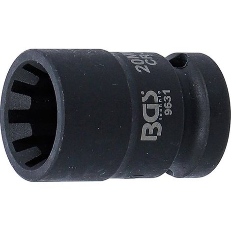 Douille 10 Pans 20 mm - Pour Étrier VAG et Porsche - Précision et Robustesse, Acier - D-Work (1/5)