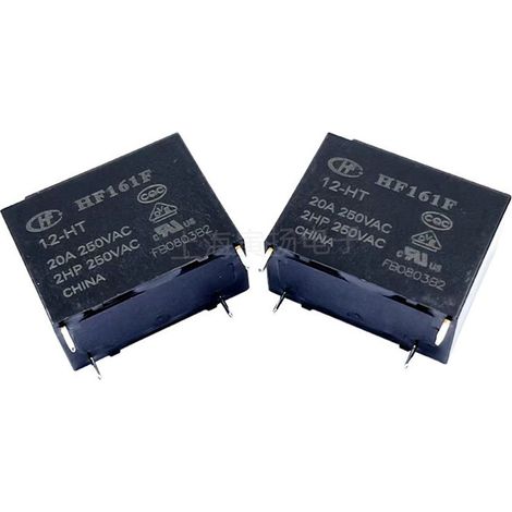 Original Hongfa high-power relay HF161F/12-H 12V DC 20A HF161F/12-HT 12V DC