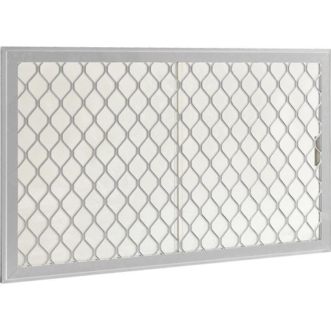 Globel Industries Seitenfenster "124 x 75" für Globel Industries Gerätehäuser "Skillion" "Dream" und "Lean-To", silber metallic, 124 x 75 cm
