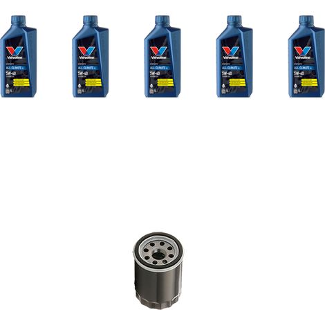 Kit filtro olio e 5L compatibile con Mazda 2 (DY) 1.6 74kw dal 2003 al 2007 (1/3)
