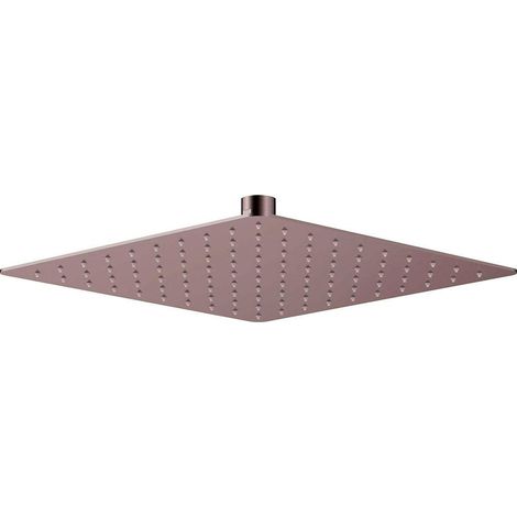 Deante Cascada Cabezal de ducha cuadrado titanio 250x250 mm