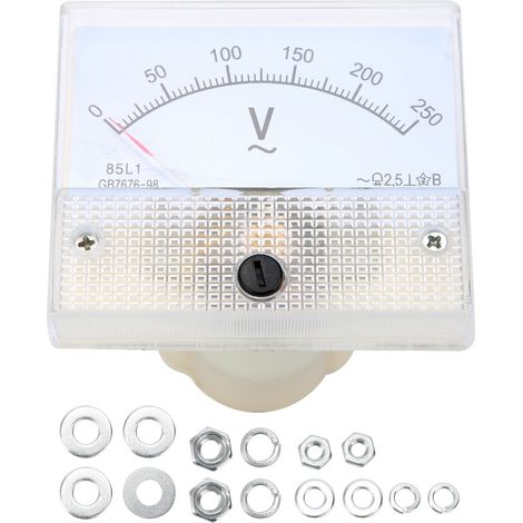 Voltmètre à Aiguille Haute Précision 85L1 AC 250V pour Mesure de Tension (1/5)