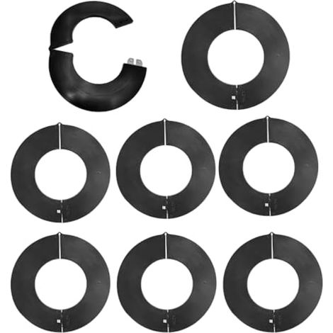Cales pour Axe de Godet Excavateur, Lot de 8 Rondelles d'Espacement Autobloquantes Pelle, Joints de Réparation Mécanique Excavatrice, pour Entretien Chantier de Construction Machinerie (1/5)