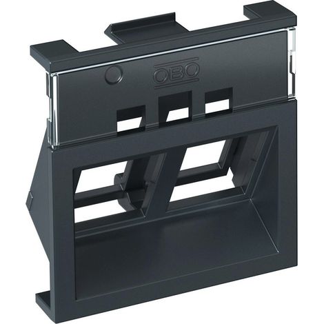 OBO Bettermann Keystone-Träger Ausführung B45 RAL7016 45x45x20 Polycarbonat/Acrylnitril-Butadien-Styrol anthrazi..., 10 Stück, 6121092