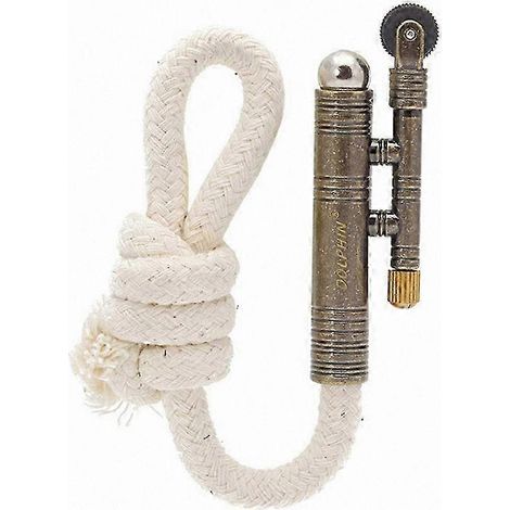 Vintage-Benzinfeuerzeug im Retro-Stil, Klapperschlangen-Design, Samtgriff, Drehknopf zum Auslösen, robuster Metallanzünder für Lagerfeuer, 3-teilig (1/5)