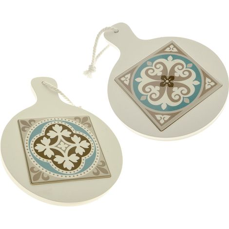 ETM Bomboniera Tagliere Mosaico con Manico D 20 Cm 1 Pz