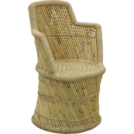 Fauteuil en roseau naturel (1/4)
