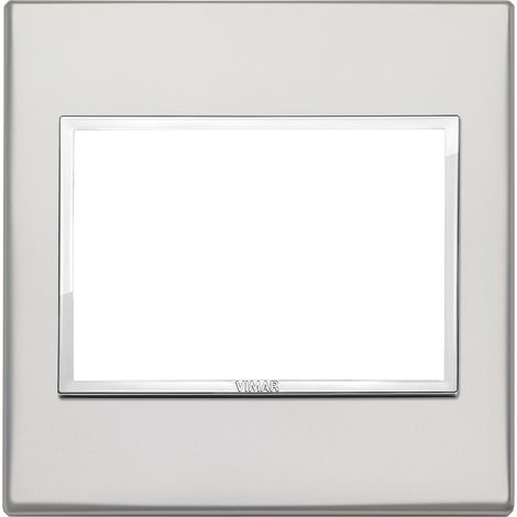 VIMAR - 21648.07.01 Placca 3M BS argento