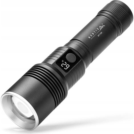 Lampe torche tactique rechargeable LED MT159 USB-C 5 modes de fonctionnement (1/5)
