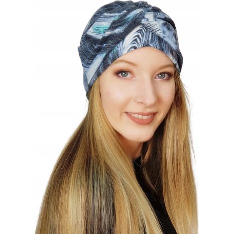 Turban chaud pour femme wek-173, matière douce et agréable même après chimiothérapie (1/5)