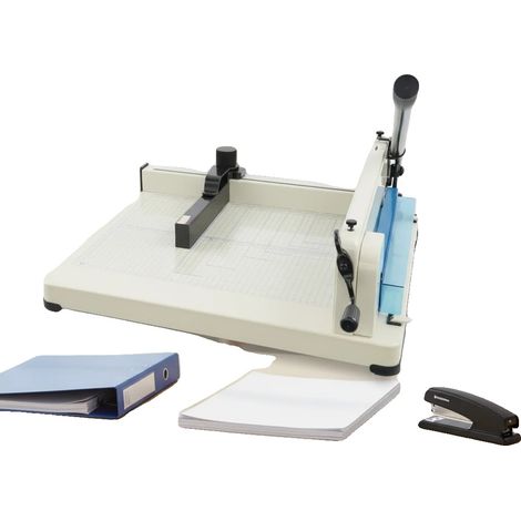 Manueller Papierschneider, Kapazität 400 Blatt, Schnittbreite 440 mm, Schnittdicke 0,1-40 mm, Produktgröße 73,5x54,5x21 cm, Nettogewicht 20,9 kg (1/5)
